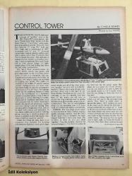 Model Airplane News - February 1982 - Vintage Magazine - İngilizce Uzaktan Kumandalı Model Uçak Dergisi - Kavalier - Kougar - The Prophet IV - Young Star - P51 Mustang - F4U Corsair - LTX 40 Corvette - Minnie Mambo - Gotha 242 Glider - Latecoere 26 - Gentle Lady - Crapshooter - P12E Boeing - F6F5 Hellcat - B25 Mitchell