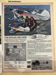 Model Airplane News - July 1982 - Vintage Magazine - İngilizce Uzaktan Kumandalı Model Uçak Dergisi - F86 Sabre Jet - Aurora 1600 ARF - Trystar 15 ARF - QB20H - Spirit of 76 - P38 Lightning -  CG Gentle Lady - Top Flite Metrick - F4U Corsair - P47 Thunderbolt - P39 Aircobra - Tiger Moth - The Hotshot 45