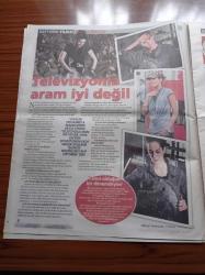 Milliyet Televizyon Gazetesi - 13 19 Nisan 2013 - Toprak Sağlam Argo Sözcükleri Ezberliyorum - Tansel Öngel Posteri - 1 Erkek Bir Kadın'ın Filmi Bu Yaz Çekilecek - Emir Kusturica'nın Makyözü Behzat Ç. 'de - Erdal Beşikçioğlu - Levent Yüksel'in Büyük Hüsranı - Şahin Irmak İle Ezgi Mola Buluştu