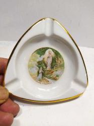 P9-----FRANSIZ LIMOGE ALTIN VARAK YAŞLI PORSELEN KÜLLÜK