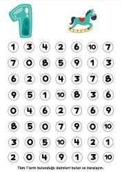 Okul Öncesi Sayılar Matematiğe Giriş YAZ-SİL Kitabı