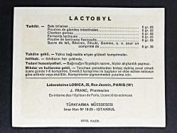 Lactobyl - Türkfarma / Kartpostal reklam