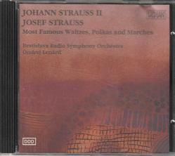 JOHANN STRAUSS II / JOSEF STRAUSS MOST FAMOUS WALTZES, POLKAS AND MARCHES ( CD )