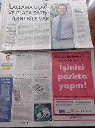 Milliyet Business Gazetesi - 31 Ağustos 2003 - Sayı 7 -  İlk Sucumuz Hamidiye'di - Mudo'nun Sahibi Mustafa Taviloğlu Ağlarını Attı - Maradona - İshak Alaton'dan Uzeyir Garih'e Mektup -Recep Tayyip Erdoğan Fotoğrafı - Remzi Gür - Cüneyd Zapsu- Cihan Kamer - Münci İnci - Mustafa Albayrak - AKP'nin Siyaset Akademisini Murat Yalçıntaş Yönetiyor