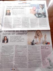 Milliyet Kanser Gazetesi - 23 Nisan 2011 - Tüm Kanserlerin Yüzde 30