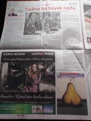 Milliyet Pazar Gazetesi - 10 Mayıs 2009 - Gitarın Ustası Santana 6 Temmuz'da İstanbul'da - Sperm Bankası Yoluyla Hamile Kalan Oyuncu Güner Özkul Sperm Üretebilsem Bankaya Gitmezdim - Hümeyra Benim Yaşımda Flört Edenler Tuhafıma Gidiyor - Abdi İpekçi Davası Tüm Siyasi Cinayetlerin Anahtarı - Bayazıt Biraderler - Ünlü Fetiş Modeli Dansçı ve Oyuncu Dita Von Teese