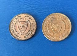 KIBRIS MADENİ PARA 1963-1973 / 5 MILS