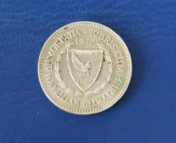 LOT.20 » KIBRIS MADENİ PARA 1973 / 50 MILS