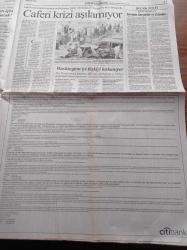Cumhuriyet Gazetesi - 7 Nisan 2006 - Efes Pilsen'den Avrupa'ya Veda - Havuzda Söz Fenerbahçe'nin - 100. Yıla Naomi Campbell'li Kutlama - Hilatoryum'un Azı Dişi Bulundu - Başbakan Recep Tayyip Erdoğan'dan DTP'ye Masaya Silahsız Gel Konuşursun - Fethullah Gülen'i Aklama Raporu - ABD'nin İran Planı Petrol Hatları Vurulacak - Danıştay'dan Recep Tayyip Erdoğan'a Sert Yanıt