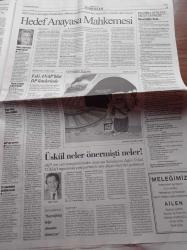 Cumhuriyet Gazetesi - 10 Haziran 2007 - Fenerbahçe'de Yıldızlar Geçidi - AKP'nin İnadı Rejimi Sarsıyor - Cenazede Hükümete Protesto - Mustafa Sarıgül'den Ortak Hareket Mesajı