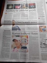 Cumhuriyet Gazetesi - 10 Haziran 2007 - Fenerbahçe'de Yıldızlar Geçidi - AKP'nin İnadı Rejimi Sarsıyor - Cenazede Hükümete Protesto - Mustafa Sarıgül'den Ortak Hareket Mesajı