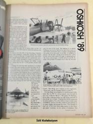 Model Airplane News - January 1990 - Vintage Magazine - İngilizce Uzaktan Kumandalı Model Uçak Dergisi - Midwest Aero Sport - Super Tigre X61 - F3E Performance Electrics - Utter Chaos - Osprey 100 - Secret Weapon - Nick Ziroli F4 Phantom - Aerojet 46 - Grumman F7F Tigercat - Ultra Sport 40