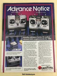 Model Airplane News - January 1990 - Vintage Magazine - İngilizce Uzaktan Kumandalı Model Uçak Dergisi - Midwest Aero Sport - Super Tigre X61 - F3E Performance Electrics - Utter Chaos - Osprey 100 - Secret Weapon - Nick Ziroli F4 Phantom - Aerojet 46 - Grumman F7F Tigercat - Ultra Sport 40