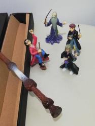 Harry potter Dumbledore asa sı özel kutusunda ve 4 lü figür oyuncak biblo set nostalji tasarım vintage süs aksesuar dekor hobi koleksiyon hediye