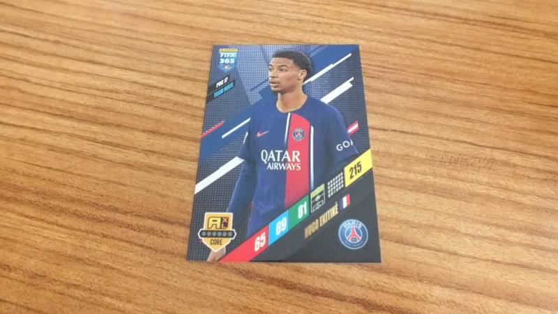 Football sticker #226 Kylian Mbappe PSG FIFA 365 2023 Panini soccer Hugo  Ekitike