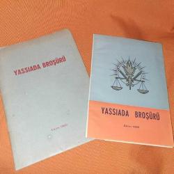 60 İHTİLALİ YASSIADA YARGILAMA BROŞÜRÜ. KİTAPÇIK VE 5 PLAN.