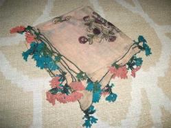 Antika - İĞNE  OYALI - TAHTA  BASKI  YEMENİ - kitantik - kitaLog