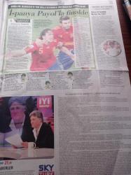 Cumhuriyet Gazetesi - 8 Temmuz 2010 - İspanya Dünya Kupası'nda Puyol'la Finalde - Galatasaray'da Son Transfer Carrrusca- Matematik Köyü'nde Okul - Anayasa Mahkemesi ve HSYK'ye Üye Seçimine İlişkin Maddeler Kısmen İptal Edildi - Cumhuriyet Halk Partisi'nden Baraj Önerisi - Haşim Kılıç - İngiltere Kraliçesi 2. Elizabeth 53 Yıl Sonra Birleşmiş Milletler'de - TV'den Yine Böcek Çıktı