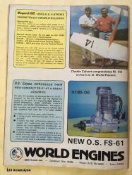 Model Airplane News - March 1984 - Vintage Magazine - İngilizce Uzaktan Kumandalı Model Uçak Dergisi - Build a scale Zero - Enya's 90 40C Four Stroke - New Yamamoto - Astro Hog - King Kobra - Mitsubishi A6M Fighter Zero - Curtiss Robin - Decathlon 40 - Cavalier 20 - Ez T38 Talon - Oblonsky 747 - Sikorsky S39C - Cessna 310 - Fokker D VIII Flying Razor