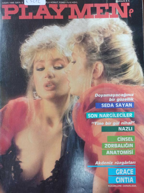 Playmen Yetişkin Erkek Dergisi Nisan 1986 Sayı 5 Seda Sayan  