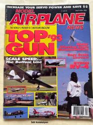 Model Airplane News - September 1993 - Vintage Magazine - İngilizce Uzaktan Kumandalı Model Uçak Dergisi - Top Gun 93 - Byron RV4 - F15 Eagle - Spitfire ARF - Falcon 56 MK II - Viper RTC - Tiger II - Tower Trainer - Super Skybolt 60 - F4U Corsair - Sturdy Birdy II - Knighthawk - Windsurfer - Super Chipmunk - Sterling Stinson