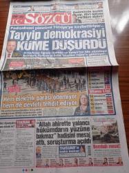 Sözcü Gazetesi - 23 Ocak 2015 - Bekle Bizi Liverpool - Galatasaray Evinde Diyarbakır Büyükşehir'e Boyun Eğdi - Almanya'da İslam Karşıtı Göstericilere Dev Gözdağı - Recep Tayyip Erdoğan Demokrasiyi Küme Düşürdü- Diyarbakır Belediye Başkanı Gültan Kışanak - TÜSİAD'a Kadın Başkan Cansel Başaran Symes