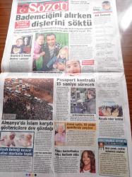 Sözcü Gazetesi - 23 Ocak 2015 - Bekle Bizi Liverpool - Galatasaray Evinde Diyarbakır Büyükşehir'e Boyun Eğdi - Almanya'da İslam Karşıtı Göstericilere Dev Gözdağı - Recep Tayyip Erdoğan Demokrasiyi Küme Düşürdü- Diyarbakır Belediye Başkanı Gültan Kışanak - TÜSİAD'a Kadın Başkan Cansel Başaran Symes