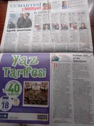 Milliyet Cumartesi - 30 Temmuz 2005 - Şarkılarım Dj'lere Emanet Etti - Ünlü Kemancı Zukerman Geliyor - Yeraltında Bir Sergi - İstanbul Modern