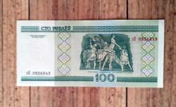 Belarus (Beyaz Rusya) 100 Ruble 2000 yılı ÇİL