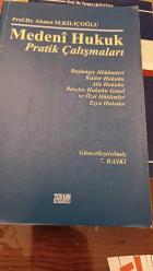 MEDENİ HUKUK PRATİK ÇALIŞMALARI, PROF.DR. AHMET M. KILIÇOĞLU