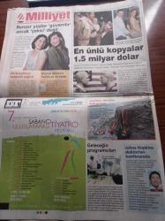 Milliyet Gazetesi - 24 Mart 2005 - Dikkat Şahan Çıkabilir - Kurtlar Vadisi - En Ünlü Kopyalar 1.5 Milyar Dolar - Recep Tayyip Erdoğan'dan Rauf Denktaş'a Ağır Yanıt Torunlar Rumlarla Geziyor - Hilmi Özkök'ten 2 İnce Mesaj - Fay Üstünde 300 Öğrenci - İbrahim Tatlıses Bakan'a Söyleyip Döverim