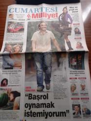 Milliyet Cumartesi Gazetesi - 1 Ekim 2005 -  Bir Demet Tiyatro'nun Zabıta İrfan'ı Engin Günaydın Fotoğrafı - Bu Hafta Sinemalarda - Kevin Costner - Tolga Özkaynak Karting İle Başladı Sıra Formula 1'e Gelecek - Filmekimi - Beyoğlu Emek Sinemasında 19 Film Seyretme İmkanı - Mor Ve Yeşil Ve Ötesi - Öfkeli Aşıklar Filmi