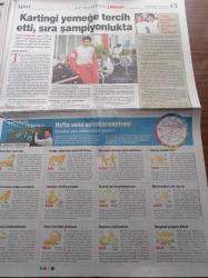 Milliyet Cumartesi Gazetesi - 1 Ekim 2005 -  Bir Demet Tiyatro'nun Zabıta İrfan'ı Engin Günaydın Fotoğrafı - Bu Hafta Sinemalarda - Kevin Costner - Tolga Özkaynak Karting İle Başladı Sıra Formula 1'e Gelecek - Filmekimi - Beyoğlu Emek Sinemasında 19 Film Seyretme İmkanı - Mor Ve Yeşil Ve Ötesi - Öfkeli Aşıklar Filmi