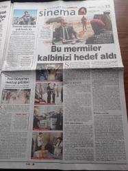 Milliyet Cumartesi Gazetesi - 15 Ekim 2005 - Klarnetin Kralları Mustafa Kandıralı Ve Hüsnü Şenlendirici Fotoğrafı - Haftanın En İyi Filmi Savaş Tanrısı - Nicolas Cage - İthal Kaykaycılar İstanbul'da - Yeni Gramafonu Hintçe Şarkıyla Test Ettim - Ağrının Dünyaya Maliyeti Yılda 60 Milyar Dolar - Hülya Avşar Gerçekten Güçlü Ve Zeki Mi - Zekeriya Beyaz