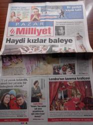 Milliyet Pazar Gazetesi - 13 Mart 2005 - Bir Günlük Kayak Tatili - Haydi Kızlar Baleye - Sibel Hüseyin Deniz Çifti 7 Yıl Çocuk Bekledik Yediz Bebeğimiz Oldu - Leyla Umar Annem Sen Ondan Çok Onun Yaşadıklarına Aşık Oldun Kızım Demişti - Mucizeler Yaratmak İstiyorum İsimli Sergi - Londra'nın Taverna Kraliçesi Gülseren Gürses