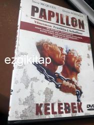 kelebek dvd  (papillon) (PC'de izlenmiştir/denenmiştir) (steve mcqueen dustin hoffman)