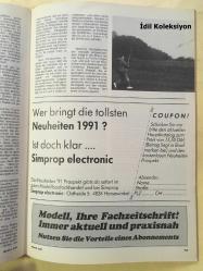 Modell : Motorflug - Segelflug - Fernsteuerung - Februar 1991 - Vintage Magazine - Almanca Uzaktan Kumandalı Model Uçak Dergisi - Tournament of Champions - Kurzbauplan : Elektro Jet - Neue Serie : Umgang mit GfK - Ultraleicht Sky Tramp - Fokker D VIII - ME 163 Komet - ANT 25 - Crusader - Hunter - Sopwith Camel - FW TA 154 - Messerschmitt BF 110 C1 - Polikarpov - F104 Startfighter - Klemm L20 - Vampire DH 100 - Morane D3801 - Mirage III C