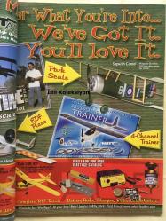 Model Airplane News - Flyer Backyard - September 2003 - Vintage Magazine - İngilizce Uzaktan Kumandalı Model Uçak Dergisi - ARF Assembly Tips - Hyper Wing - Turbo Hawk - F86 Sabre Jet - Tubby Cubby - Super Decathlon - Cub 180 RTF - Sopwith Camel - Oddyssey - Baby Bee ARF - Spitfire ME 109 - Vermont Belle - Lil Luscomb - Javelin 2 Aerobat