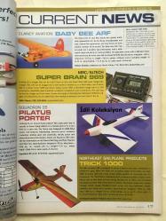 Model Airplane News - Flyer Backyard - September 2003 - Vintage Magazine - İngilizce Uzaktan Kumandalı Model Uçak Dergisi - ARF Assembly Tips - Hyper Wing - Turbo Hawk - F86 Sabre Jet - Tubby Cubby - Super Decathlon - Cub 180 RTF - Sopwith Camel - Oddyssey - Baby Bee ARF - Spitfire ME 109 - Vermont Belle - Lil Luscomb - Javelin 2 Aerobat