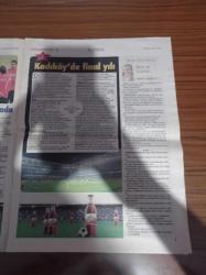 Cumhuriyet Spor Gazetesi - 6 Ocak 2009 -  Yeni Gözde Rugby -  Cemil Turan - Vedat Okyar - Metin Kurt - Mustafa Denizli -Tuğba Taşçı Fotoğrafı - Bayanlar Ligini Hafife Almayın - Şampiyon Olacak Çocuk - Kayakta Zirveye Doğru - Futbolun Geleceği Parlak - Sanchez Arenada