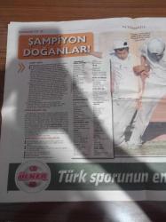 Cumhuriyet Spor Gazetesi - 6 Ocak 2009 -  Yeni Gözde Rugby -  Cemil Turan - Vedat Okyar - Metin Kurt - Mustafa Denizli -Tuğba Taşçı Fotoğrafı - Bayanlar Ligini Hafife Almayın - Şampiyon Olacak Çocuk - Kayakta Zirveye Doğru - Futbolun Geleceği Parlak - Sanchez Arenada