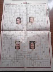 Milliyet Bulmaca Gazetesi - 1 Ekim 2005 - Hülya Avşar Fotoğrafı - Atıf Yılmaz Fotoğrafı - Şener Şen Fotoğrafı - Meltem Cumbul Fotoğrafı - Eşref Kolçak Fotoğrafı - Uzman Bulmaca - Şifreli Bulmaca - Mozaik Bulmaca - Kolay Bulmaca - Zeka Oyunları