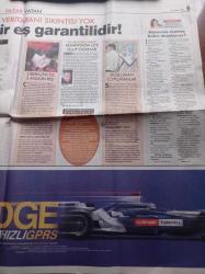 Vatan Pazar Gazetesi - 20 Mart 2005 - Hayat Arkadaşını Seçmek Modern Çöpçatanlara Kaldı - Türk Resminin Yaşayan En Büyük Üstadı Nuri İyem 90 Yaşında - Şarkıcı Göksel Bu Defa Kimbilür Diyecek - Berrak Tüzünataç Bizim Kuşak Sekse Alıştı Ama Açık Değil - Tan Sağtürk - Diyarbakır'da Bale Okulu Beni Şaşırttı - Haldun Dormen - Yıldız Kenter - Hasköy'deki Sinagog 300 Bin Dolara Kafe Oldu