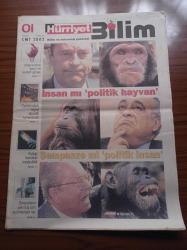 Hürriyet Bilim Teknoloji Gazetesi - 1 Haziran 2002 - Sayı 21 - İnsan Mı Politik Hayvan Şempanze Mi Politik İnsan - Jacques Chirac -  Kalp Krizine Karşı İki Kadeh Şarap - Camilerdeki Eşsiz Akustik Korunacak - Kutup Karidesi Keşfedildi - Dinazorların Yok Oluş Sırrı Aydınlanıyor Mu- Yarım Beyinle İki Lisan - Dünya Neden Venüs Olmuyor - Timsahlarda Yeni Bir Duyu Keşfedildi