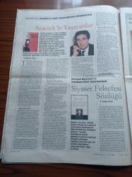 Cumhuriyet Kitap Gazetesi - 18 Mart 2004 - Sayı 735 - Huysmans Tersine'yi Yüzünden Okumak - Pertev Naili Boratav Altı Yıldır Hasretimiz - Asuman Kafaoğlu Büke Canan Tolon'un Geçmişsiz Gelecek Adlı Kitabını Değerlendiriyor - Fethi Naci John Steinbeck'in Kasımpatları'nı Eleştiriyor - Hüseyin Yurttaş Saklı Kimlik - Nazmi Kal'ın Atatürk'le Yaşayanlar - Mehmet Faraç