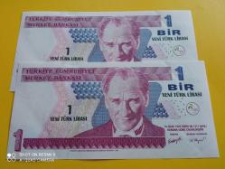 Efemera - 1 YENİ TÜRK LİRASI YTL - kitantik - kitaLog