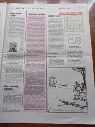 Cumhuriyet Bilim Teknik Gazetesi - 8 Şubat 1997 - Sayı 516 -  Kadın ve Ruh Hastalığı -Bilimsel Makale Yazanların Dikkatine -Sicim Teorisi -Evrende Hayatın Nasıl Başlamış Olabileceği Üzerine - Sayısal Loto'da 6 Bulma Olasılığı 14 Milyarda Bir - Fetüs Hücresi İle Gençlik Tedavisine Yasak