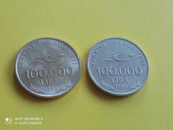 100,000 LİRA Cumhuriyet'in 75.Yıl Hatırası (2 farklı ürün)