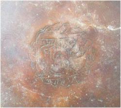 AnTiKa OSMANLI BRoNZ YEMEK ÇANAĞI....ÇİFT yAZILI