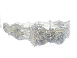 osmanlı türk kemeri, gelin kemeri gümüş kaplama